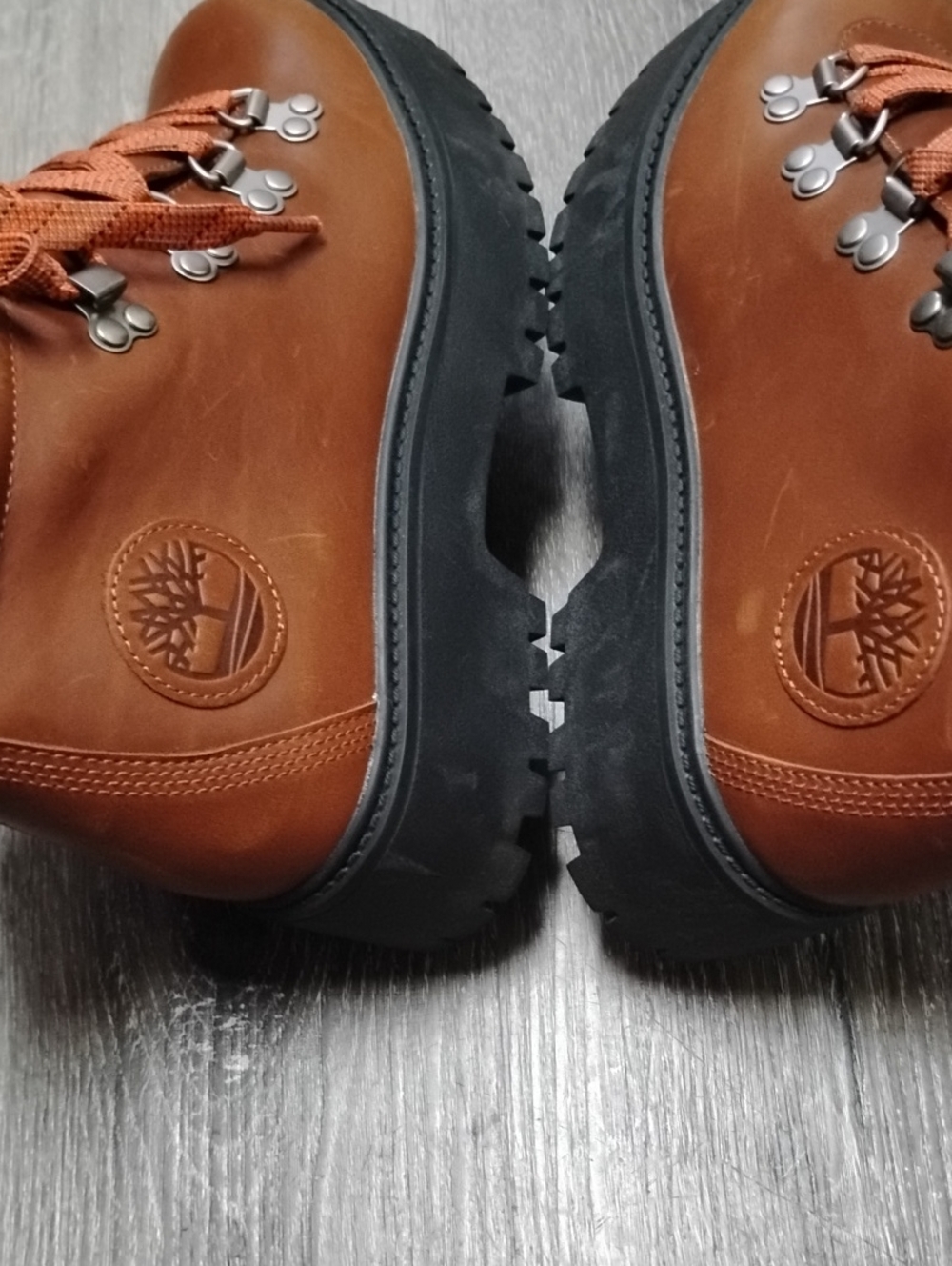 Timberland Stone Street Mid Lace Up Platform Boots W7.5 - Picture 10 of 13